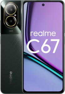 Смартфон Realme RMX3890 C67 128Gb 6Gb черный (631011001488)