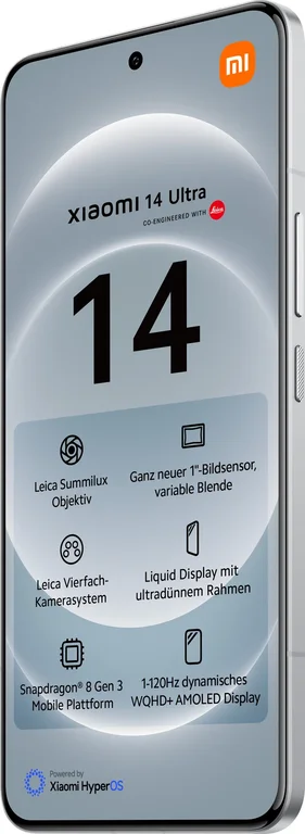 Смартфон Xiaomi 14 Ultra 16/512 ГБ Global, Dual nano SIM, Белый