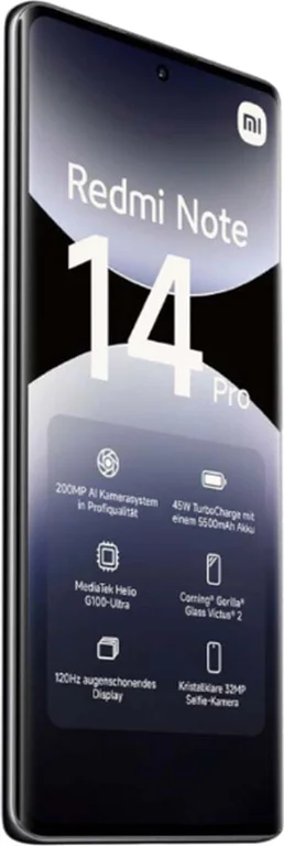 Смартфон Xiaomi Redmi Note 14 Pro 12/512Gb Midnight Black, чёрный
