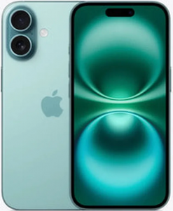 Смартфон Apple iPhone 16 128 Гб, Dual nano SIM, Teal, зеленый