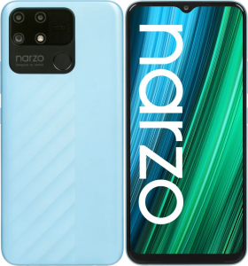 Смартфон realme narzo 50A 128 ГБ голубой