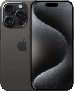 Смартфон Apple iPhone 15 Pro 128Gb Black Titanium, черный титан