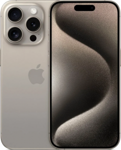 Смартфон Apple iPhone 15 Pro 1TB Natural Titanium (Бежевый)