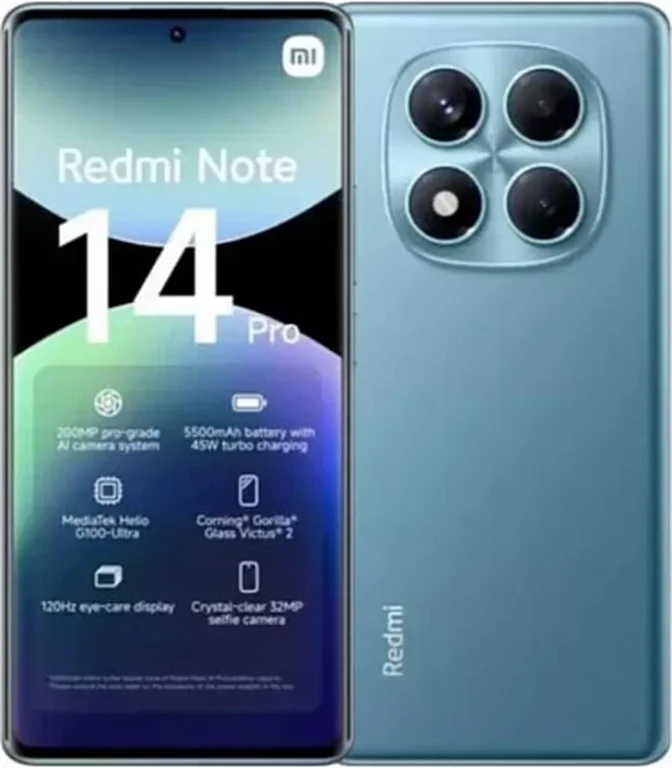 Смартфон Xiaomi Redmi Note 14 Pro 4G 12/512GB (Синий, 12 ГБ, 512 ГБ)