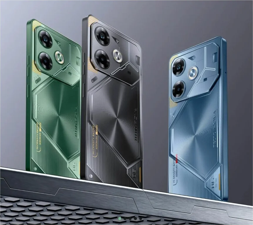 Смартфон Tecno Pova 6 12/256 ГБ, 2 nano SIM RU, серый