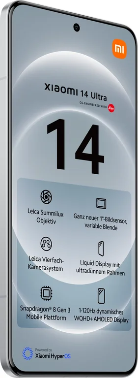 Смартфон Xiaomi 14 Ultra 16/512 ГБ Global, Dual nano SIM, Белый