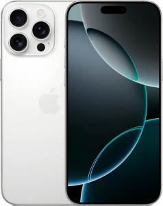 Смартфон iPhone 16 Pro 256Gb, SIM + eSIM (Титановый белый)