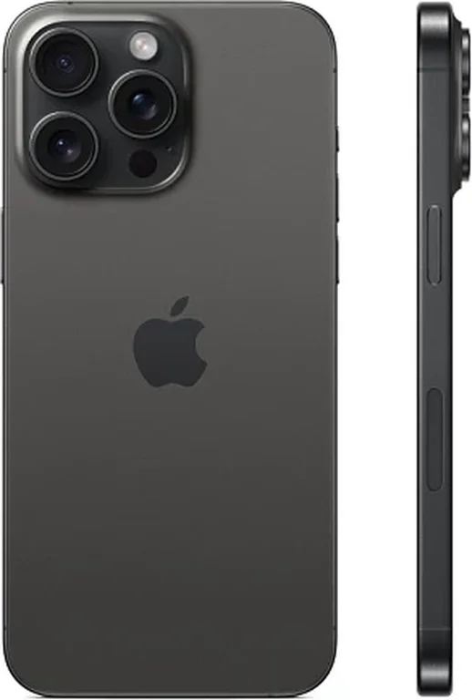 Смартфон Apple iPhone 15 Pro 128GB eSim (Титановый Чёрный, 8 ГБ, 128 ГБ)