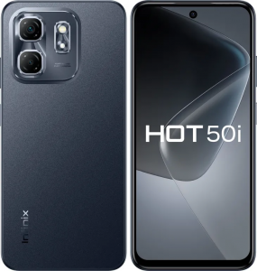 6.7" Смартфон Infinix HOT 50i 128 ГБ черный