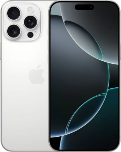 Смартфон Apple iPhone 16 Pro Max 256Gb eSIM+eSIM White Titanium (US)