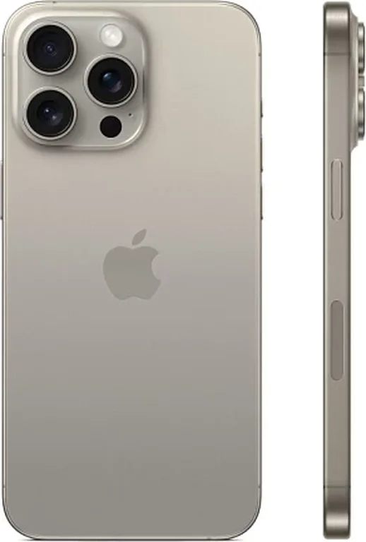 Смартфон Apple iPhone 15 Pro 128GB nanoSim+eSim (Титановый бежевый, 128 ГБ, 8 ГБ)