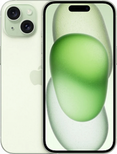 Смартфон Apple iPhone 15 SIM 256 ГБ, зеленый