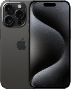 Смартфон Apple iPhone 15 Pro 128GB Black Titanium (Черный)