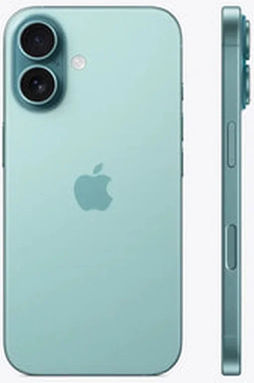 Смартфон Apple iPhone 16 128 Гб, Dual nano SIM, Teal, зеленый