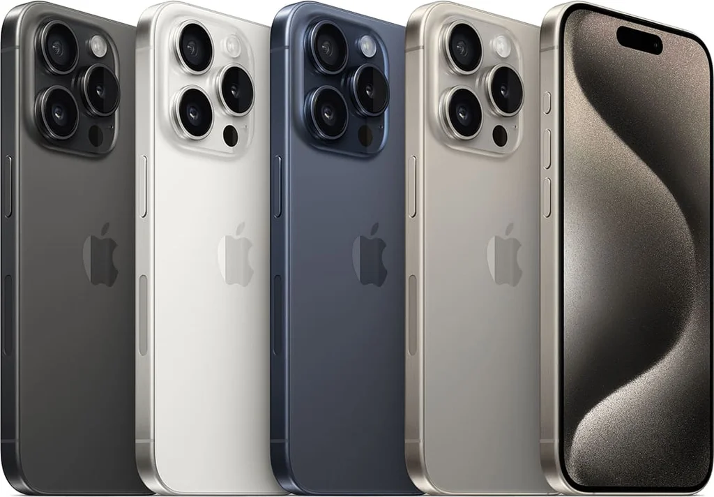 Смартфон Apple iPhone 15 Pro 256Gb Natural Titanium, натуральный титан