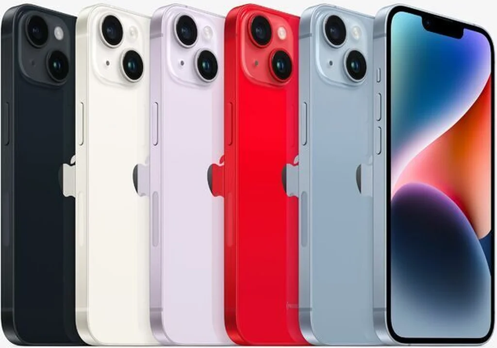 Смартфон Apple iPhone 14 128 ГБ Cияющая звезда (Starlight)