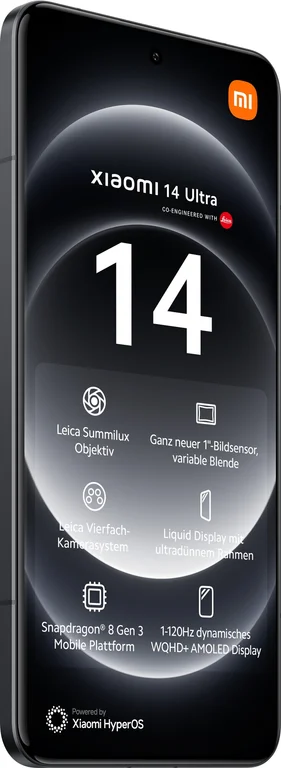Смартфон Xiaomi 14 Ultra 12/256 ГБ Global Firmware, черный