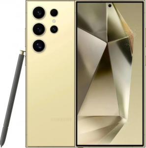 Смартфон Samsung Galaxy S24 Ultra 12/256Gb (Жёлтый титан)