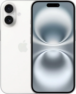 Смартфон Apple iPhone 16 128 ГБ (nano-SIM + eSIM), белый
