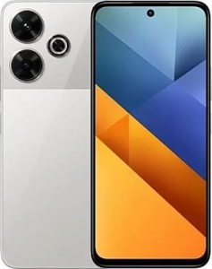 Смартфон Xiaomi POCO M6 8/256GB (8 ГБ, 256 ГБ, Серебристый)