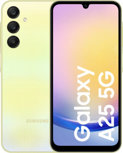 Смартфон Samsung Galaxy A25 5G 8/256 ГБ, Dual nano SIM, желтый
