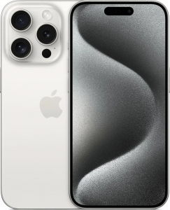 Смартфон Apple iPhone 15 Pro 1Tb White Titanium, белый титан