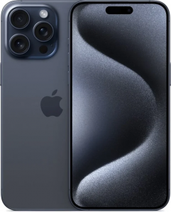 Смартфон Apple iPhone 15 Pro Max 256GB eSIM Blue Titanium (синий титан)