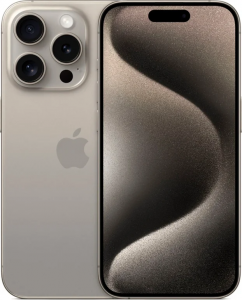 Смартфон Apple iPhone 15 Pro 128GB Natural Titanium (Бежевый)