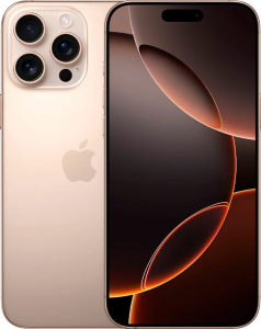 Смартфон Apple iPhone 16 Pro Max 1Tb Desert Titanium (Бежевый)